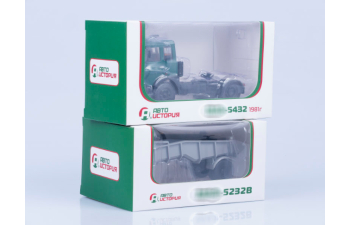 Набор МАЗ-5432 (зеленый) + полуприцеп МАЗ-5232В