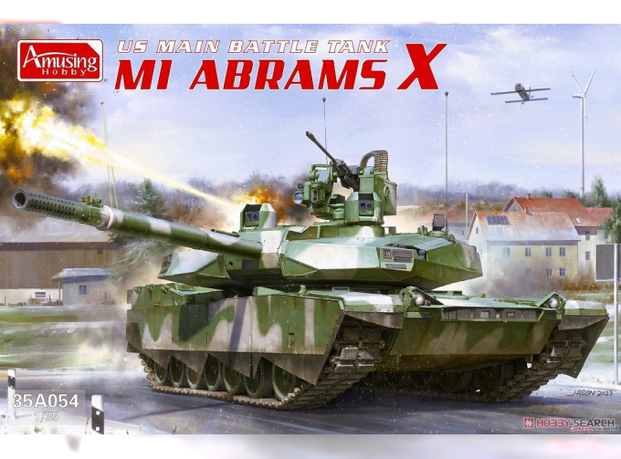 Сборная модель aмериканский основной боевой танк Abrams X