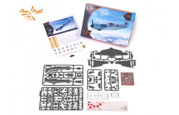 Сборная модель Самолет Ла-5 поздний. Advanced kit.