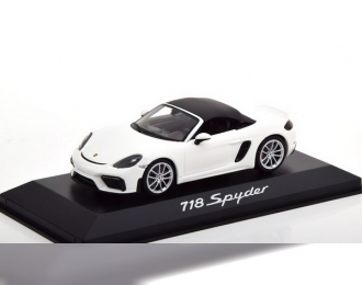 Porsche 718 (982) Boxster Spyder 2019 - White