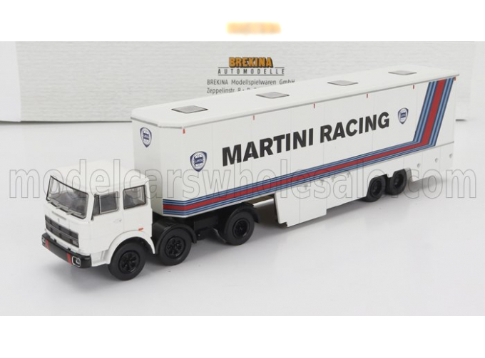 FIAT 691 T Truck Team Lancia Martini Racing Car Transporter (1970), White