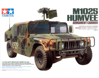 Сборная модель HUMMER с крупнокалиберным пулеметом (М2 или МК.19) и 2-мя фигурами (M1025 Humvee Armament Carrier)