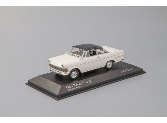 OPEL Record Coupe (1960), White/Black