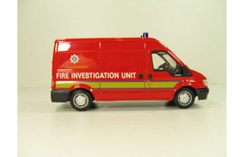 FORD Transit Fire Brigade, Junior Rescue 1:43, красный