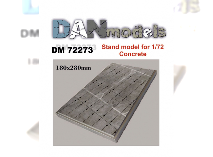 подставка для модели ( тема - бетонка. Стоянка самолета. ) размер 180мм*280мм (вес950грамм)