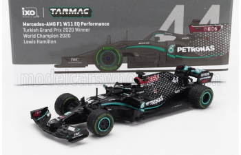 MERCEDES-BENZ GP F1 W11 Eq Performance Team Amg Petronas Motorsport №44 (with Rain Tyres - 7 Times World Champion) Winner Turkish Gp (2020) Lewis Hamilton, Black Green