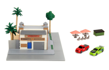 ACCESSORIES Diorama - Nano Toretto's Cafe' Scene Fast & Furious, Various