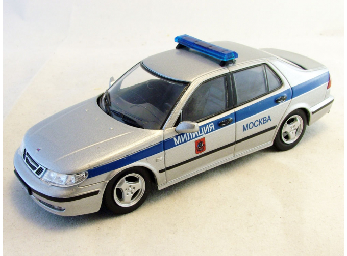 SAAB 9-5 Милиция г. Москва Россия, Полицейские Машины Мира 48, silver