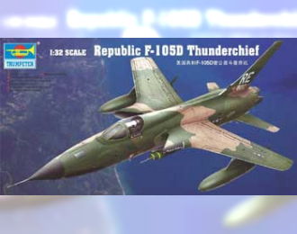 Сборная модель Американский истребитель-бомбардировщик F-105D "Thunderchief"