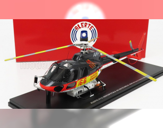 AEROSPATIALE As 350 Ecureuil Helicopter Sdis 66 Sapeurs Pompiers (1979), Grey Red Yellow