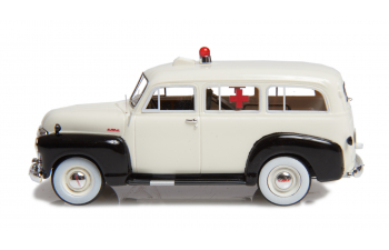 GMC SUBURBAN AMBULANCE (1952), white/black