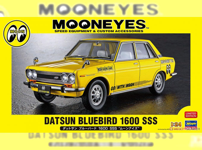 Сборная модель DATSUN BLUEBIRD 1600 SSS "MOONEYES" (Limited Edition)