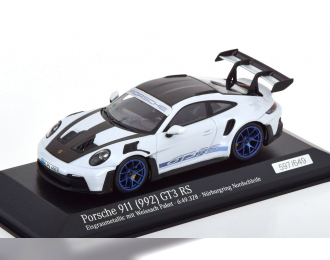 PORSCHE 911 (992) GT3 RS Nuerburgring Nordschleife 6 49 328 min (2022), light grey-metallic