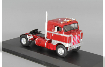 KENWORTH Bullnose (1950), dark red / silver