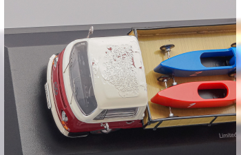 (Уценка!) VOLKSWAGEN T2a + Seifenkisten, dark red / beige