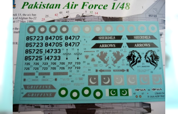 Декаль для F-16A/ADF PAF Rutskoy Su-25 and Afghan Su-22 killer