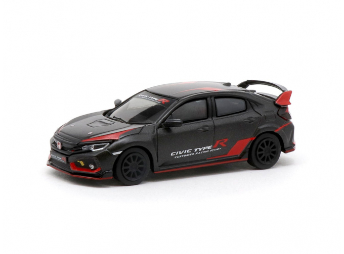 HONDA Civic Type R (FK8) Customer Racing Study черный матовый с красным