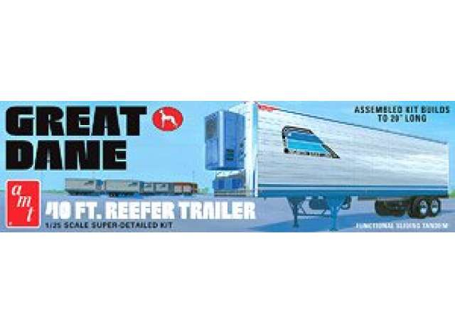 Сборная модель Great Dane 40' Reefer Trailer *Coors*, plastic modelkit