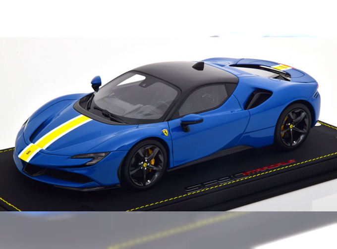 FERRARI SF90 Stradale (2019), blue yellow