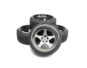 Набор дисков 326 Power Yabaking Wheels 18 дюймов (с покрышками)