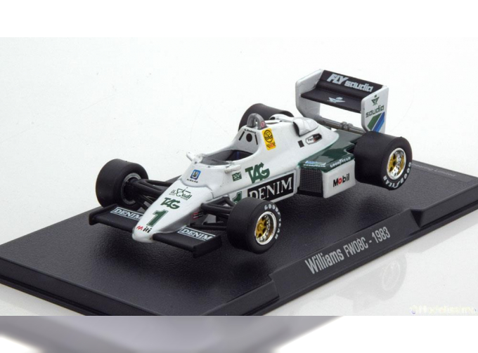 WILLIAMS FW08C Formula 1 Rosberg 1983, white