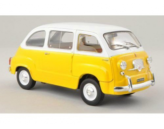 FIAT 600 Multipla (1960), yellow / white