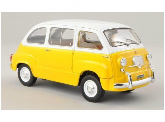 FIAT 600 Multipla (1960), yellow / white