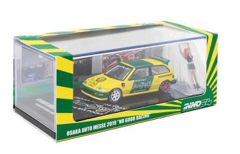 HONDA Civic EF9 Osaka Racing Team Osaka Auto Messe (2019) "No Good Racing" + фигурка