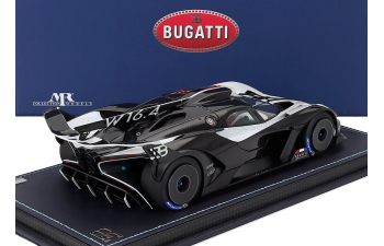BUGATTI Bolide W16.4 8.0 Four-turbo 1850hp 500km/h (2020) - Con Vetrina - With Showcase, Quartz White Black