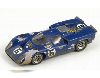 LOLA T70 MK III 6 Победитель Daytona 24 Hours 1969 M. Donohue - C. Parsons, blue