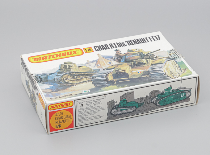 Сборная модель CHAR B.1bis/RENAULT FT.17