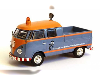 VOLKSWAGEN T1 Doka "VW" 1956, orange / blue