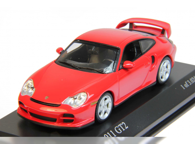 PORSCHE 911 GT2 (2001), red