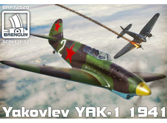 Сборная модель Yakovlev Yak-1 1941