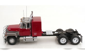 MACK Rl700l Tractor Truck 3-assi (1974), Red Silver