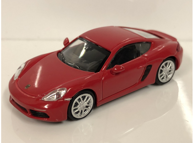 Porsche 718 Cayman, red, 2016