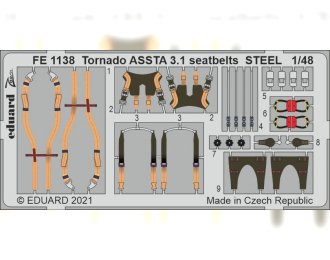 Фототравление для Tornado ASSTA 3.1 стальные ремни