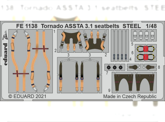 Фототравление для Tornado ASSTA 3.1 стальные ремни