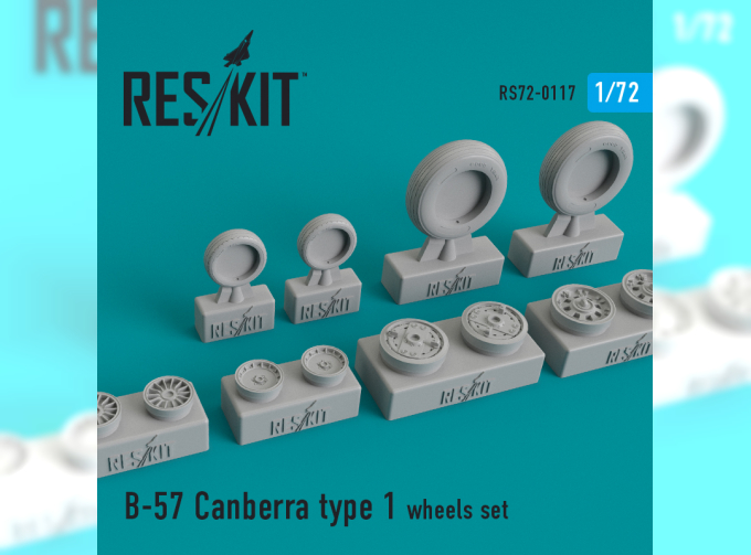 B-57 Canberra type 1 Смоляные колеса