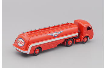 PANHARD Tracteur Avec Semi-Remprque Citerne "Esso", red