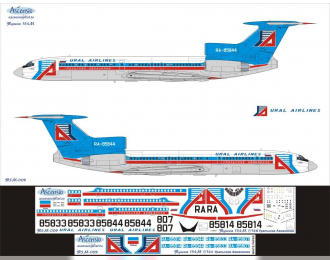 Декаль на самолет Туполев Уральские Авиалинии (OLD Livery)