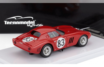 FERRARI 250 GTO 64 3.0L V12 TEAM SEFAC N 83 2nd 1000km NURBURGRING 1964 MIKE PARKES - JEAN GUICHET, red