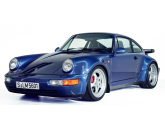 PORSCHE 911 964 3.6 TURBO COUPE (1993), blue