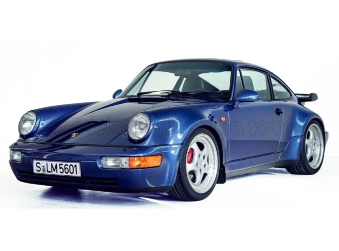PORSCHE 911 964 3.6 TURBO COUPE (1993), blue