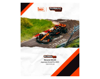 McLaren MCL60 Lando Norris, Japanese Grand Prix, black/orange 2023