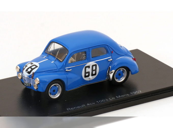 RENAULT 4CV R1063 No 68 24h Le Mans, de Regibus/Porta (1952)