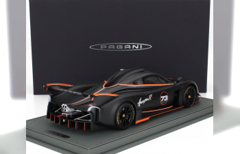 PAGANI Huayra R №73 Racing (2021) - Con Vetrina - With Showcase, Matt Black Carbon