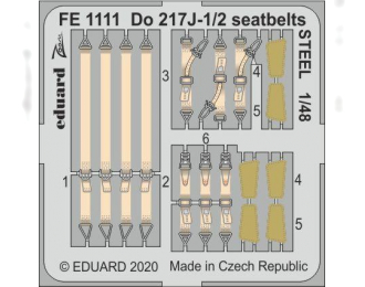 Фототравление для Do 217J- стальные ремни