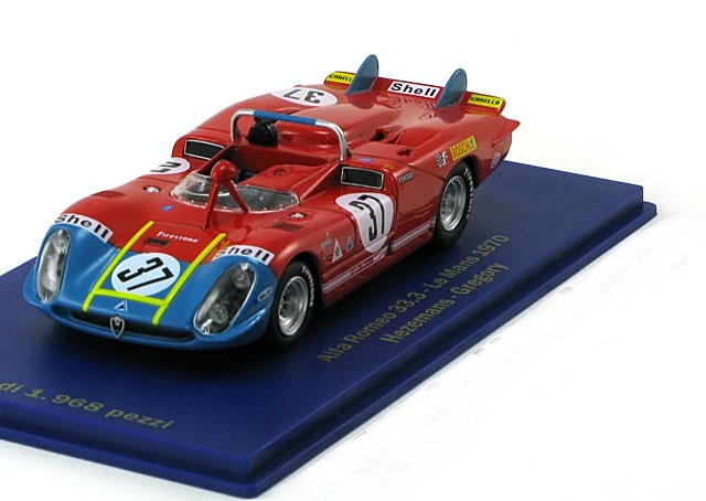 ALFA ROMEO 33.3 №37  24h Le Mans, Hezemans/Gregory (1970)