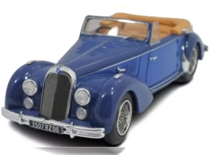 TALBOT-Lago T26 Record Cabriolet Top Down (1948, Two-tone Blue